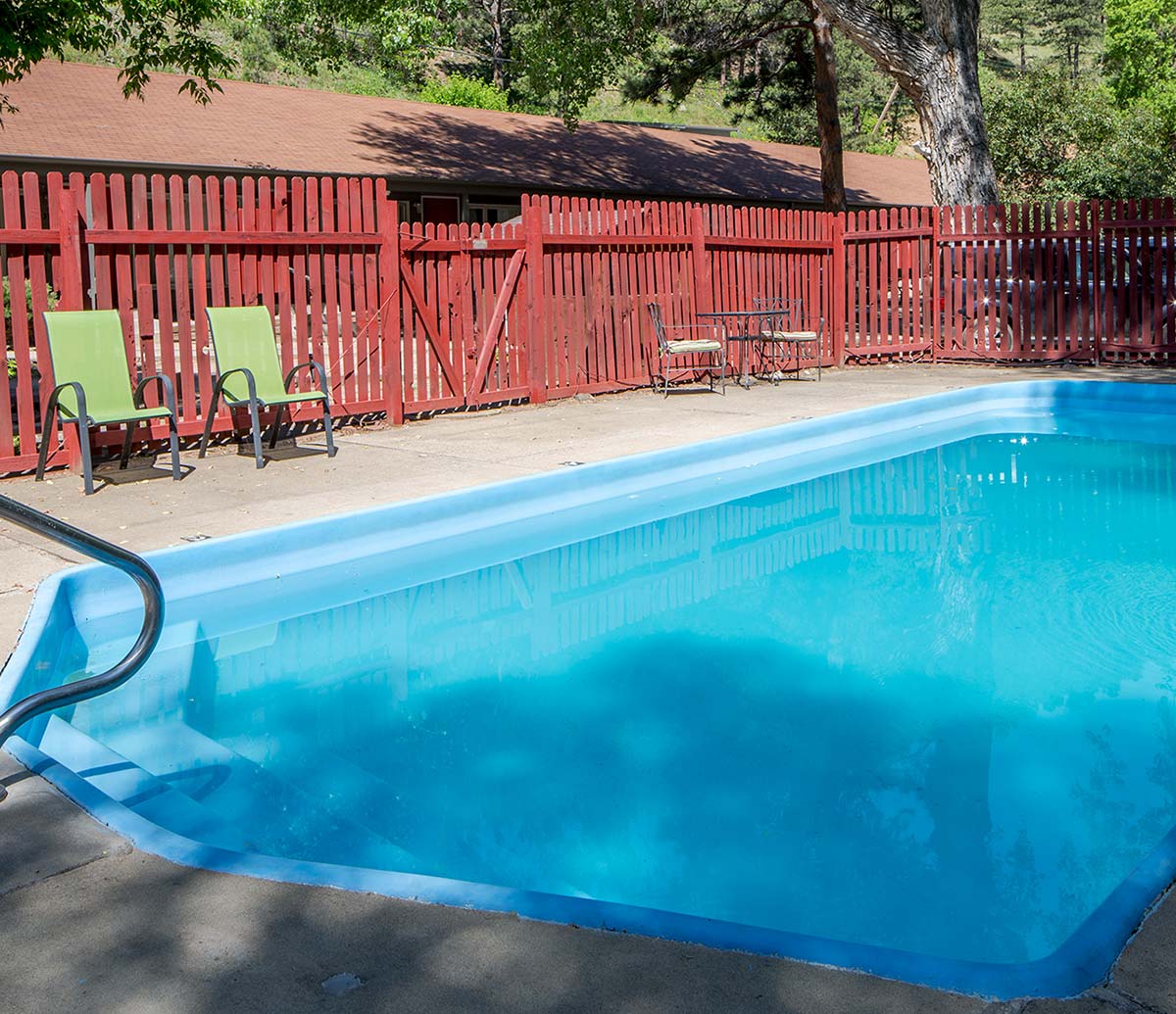 Pool at A-Lodge in Boulder, Colorado