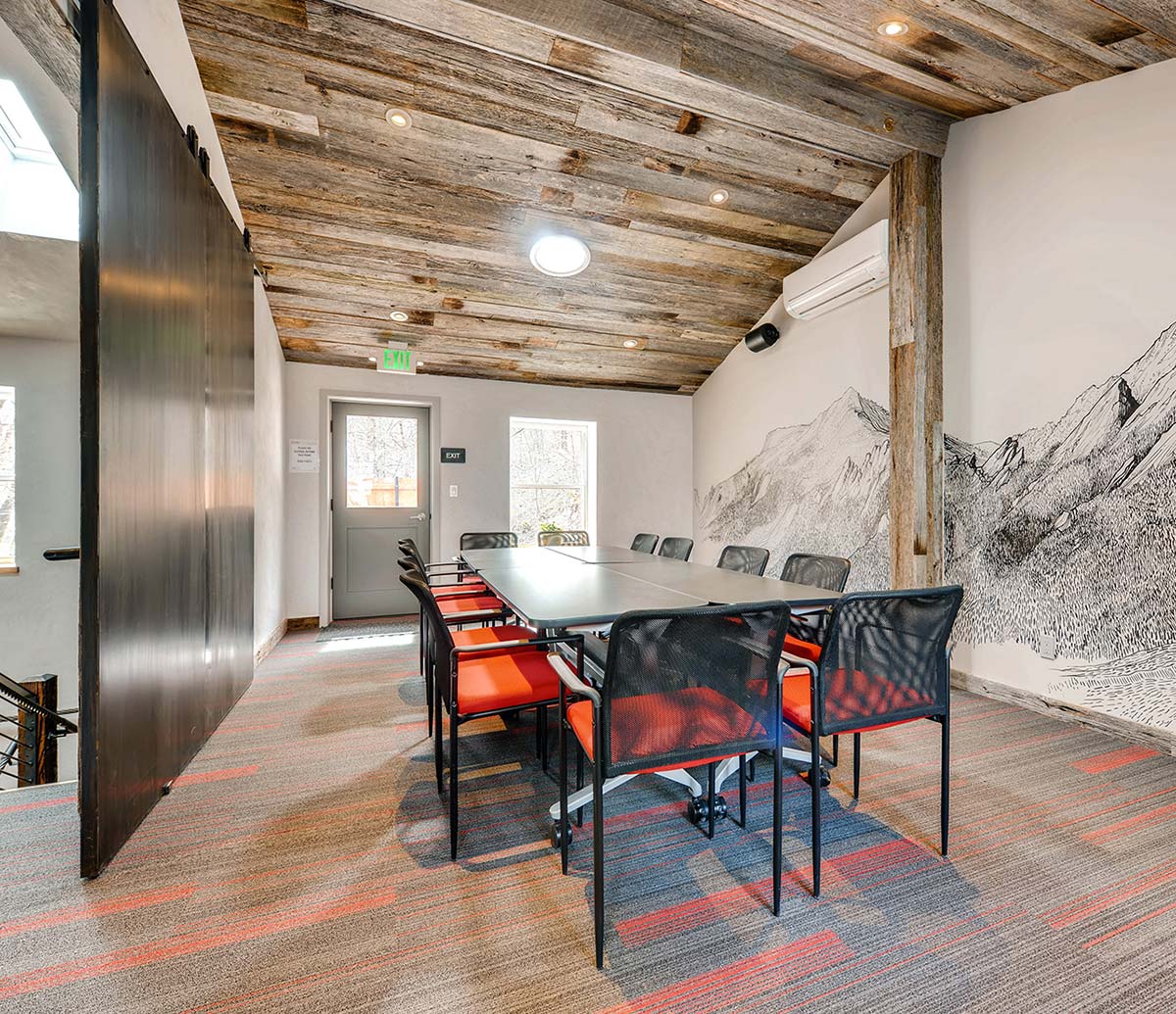 Meeting Room at A-Lodge in Boulder, Colorado